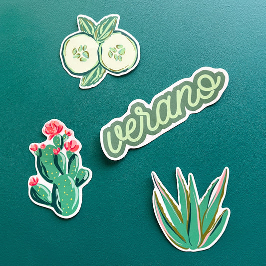 Verano Bathery Stickers