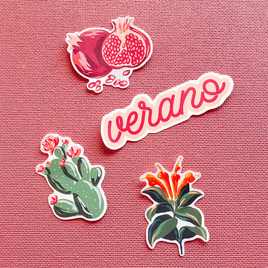 Verano Bathery Stickers