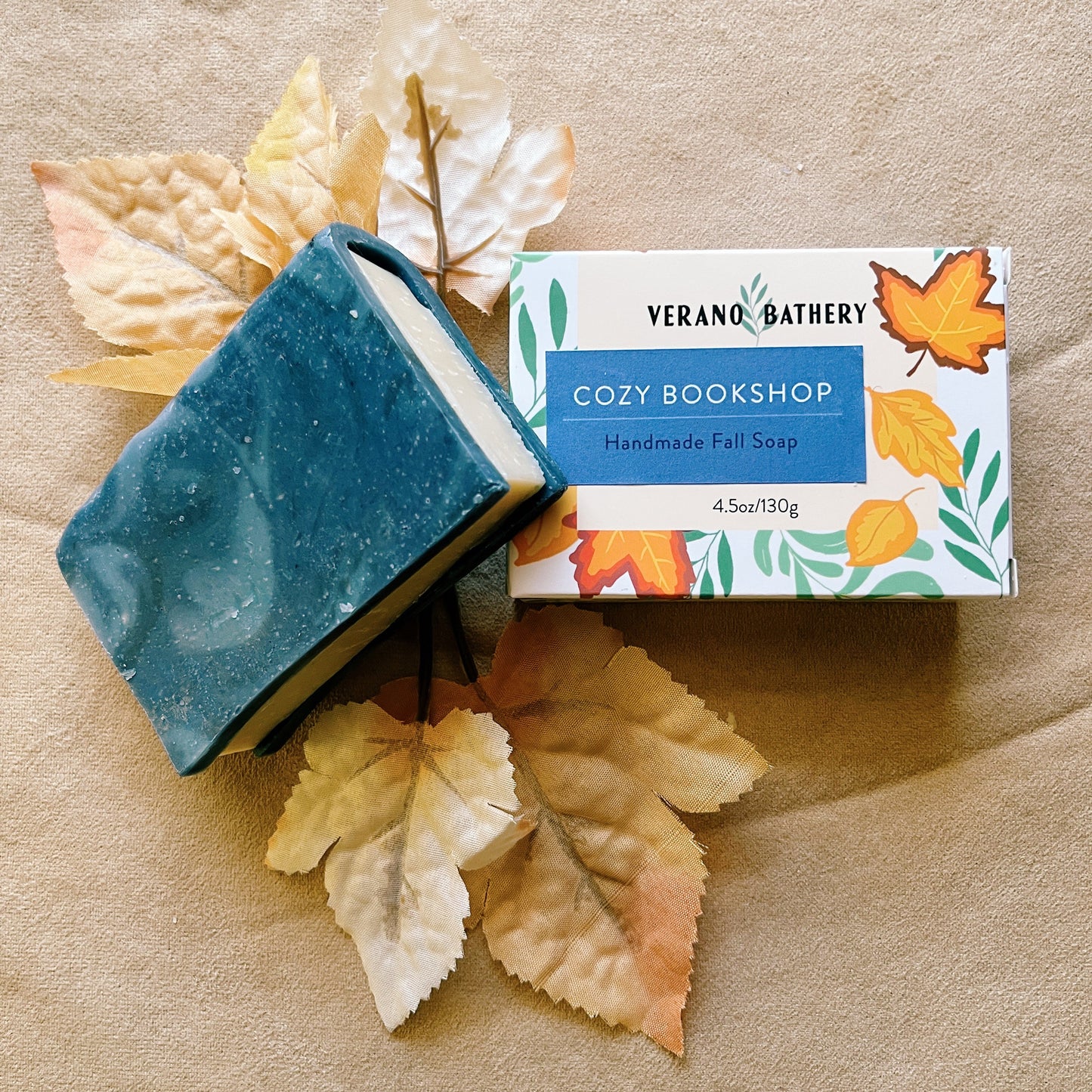 Cozy Bookshop Handmade Fall Soap