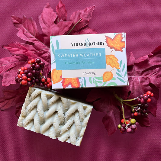 Sweater Weather Handmade Fall Soap